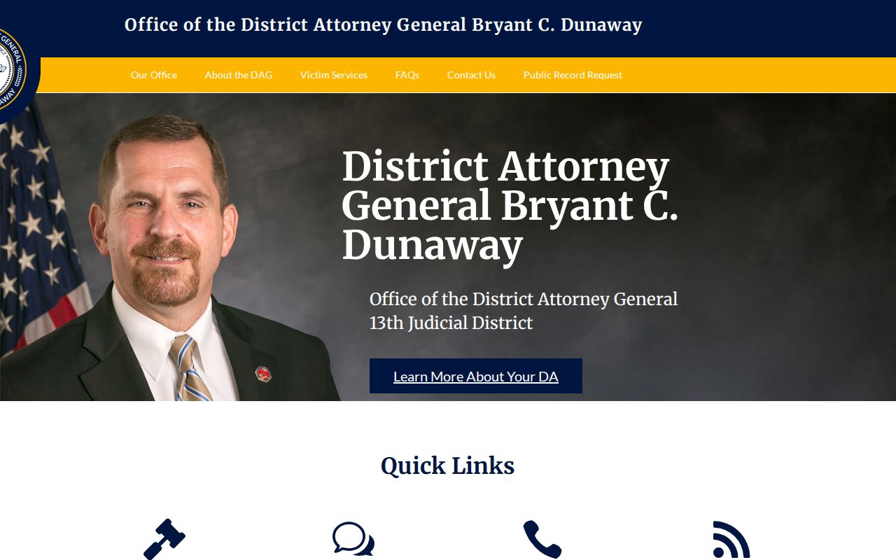 DeKalb County criminal court 13th Judicial District prosecutor profile