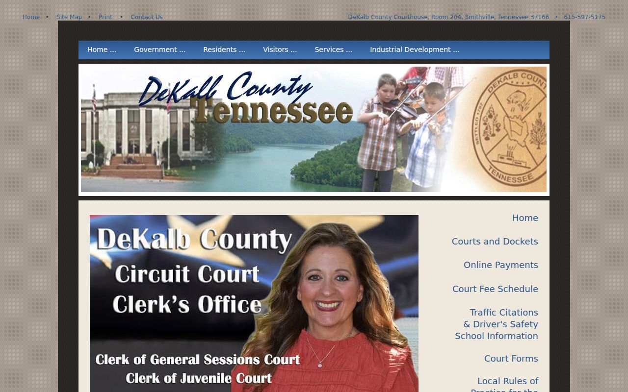 DeKalb County criminal court case clerk services and dockets