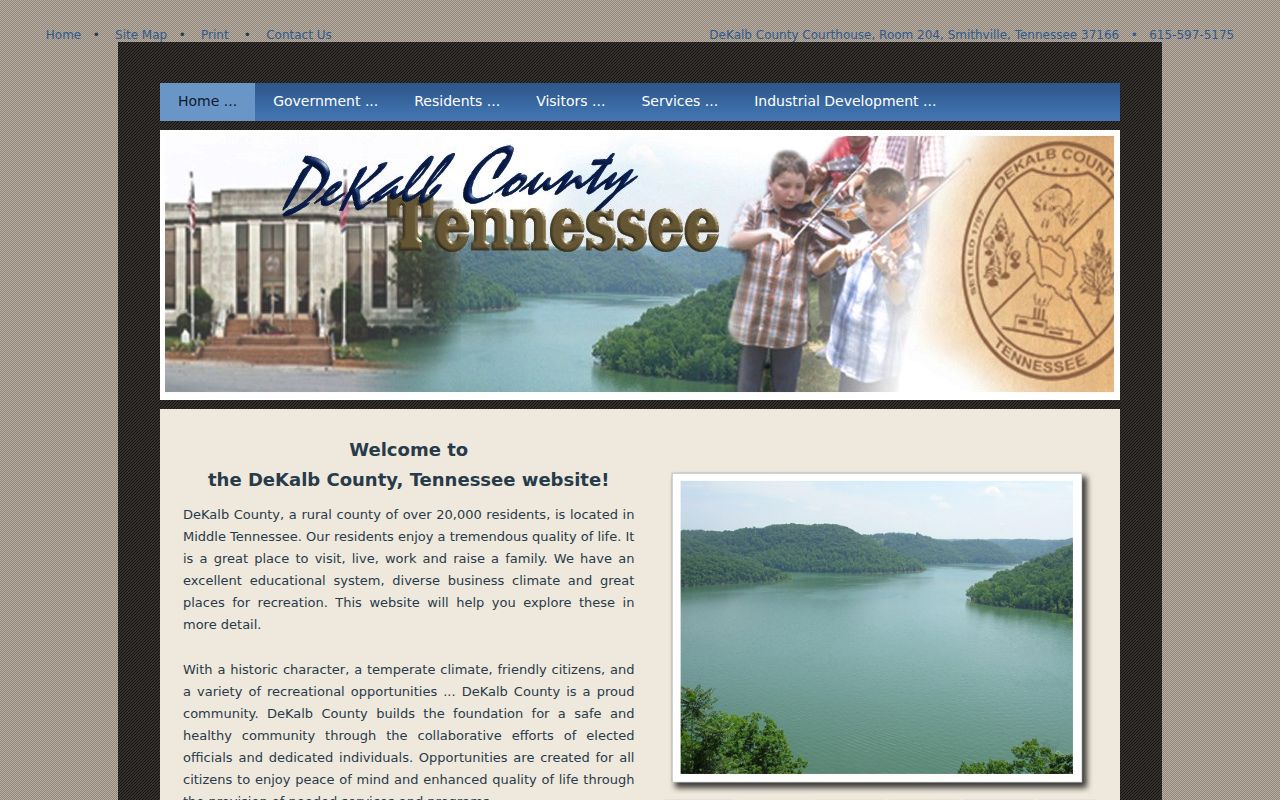 Official DeKalb County government page used to route criminal record requests