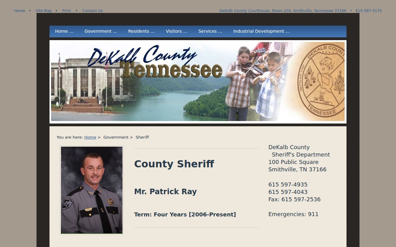 DeKalb County Sheriff profile and criminal record contact information