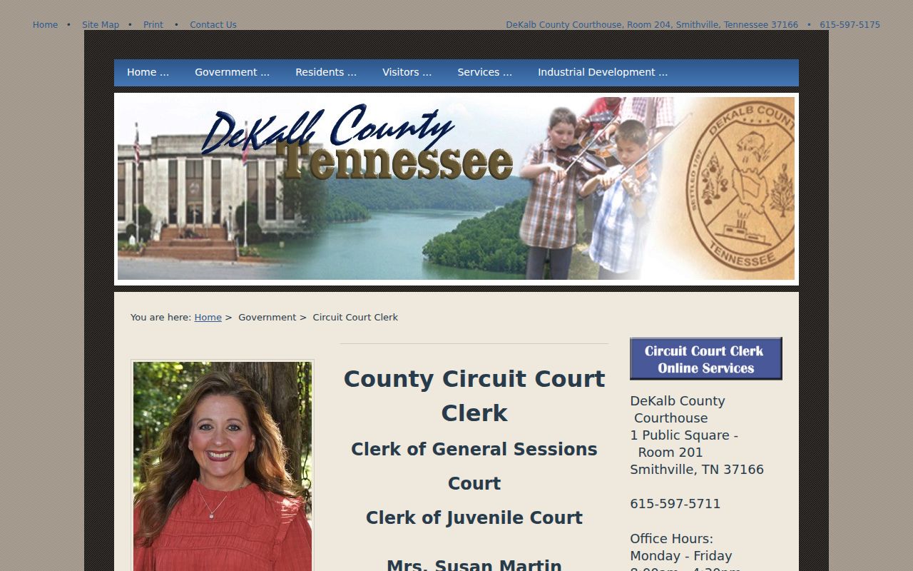 Smithville criminal court records courthouse and clerk page